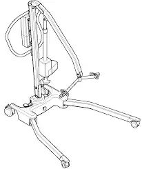 Joerns Healthcare Rear Caster Kit – 222-6006