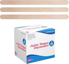 Junior Tongue Depressors 5 1/2″, 500 Per Box