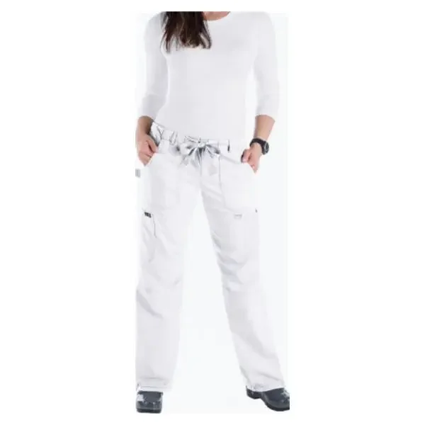 Koi by Kathy Peterson Pant Scrub 701 Womens Medium Tall White Ea – 701T-01-M