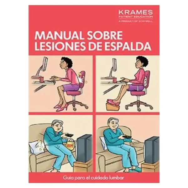 Krames Communications Booklet Educational Back Owner‘S Manual Spanish Ea – 12088
