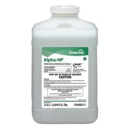 Lagasse Alpha-HP Surface Disinfectant Cleaner Peroxide Based Liquid Concentrate 2.5 Liter Bottle Citrus Scent – DVS5549211