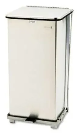 Lagasse Defenders Medical Waste Receptacle 24 Gallon Square Stainless Steel Steel Step On – RCPST24SSPL