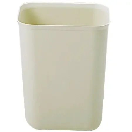 Lagasse Rubbermaid Commercial Products Fire-Resistant Trash Can 7 Quart Rectangular Beige Thermoset Polyester Open Top – RCP2540BEI