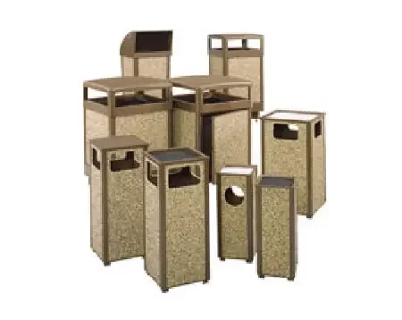 Lagasse Trash Can 48 Gallon Square Brown Plastic – RCPR48HT201PL