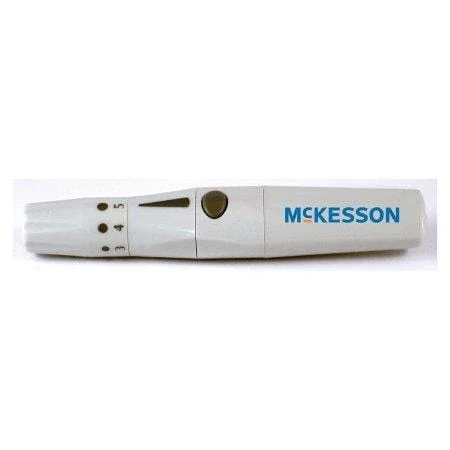Lancing Device McKesson Adjustable Depth Without Needle Push Button Activated, Case/36