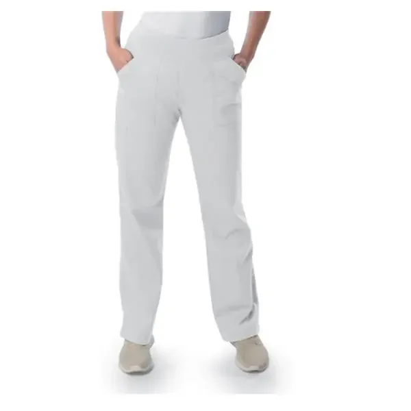Landau Uniforms Pant Scrub 8355 Womens Large White Ea – 8355-WWY-L