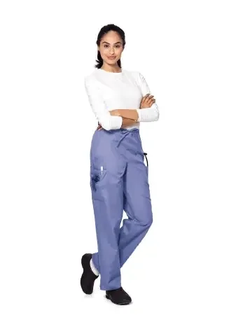 Landau Uniforms Scrub Pants Cargo Small Hunter Green Female – 8512GHPS