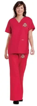 Landau Uniforms Scrub Pants Large Black / Ohio State Logo Unisex – C602OSUBLG