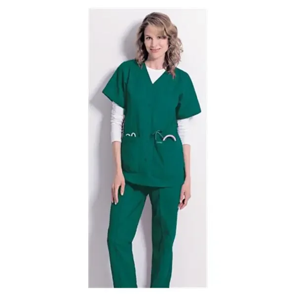 Landau Uniforms Shirt Scrub 8232 Womens Medium Hunter Ea – 8232-GHP-MED