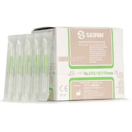 Lhasa OMS Seirin Acupuncture Needle 15 mm J-15 Type – JT.18X15