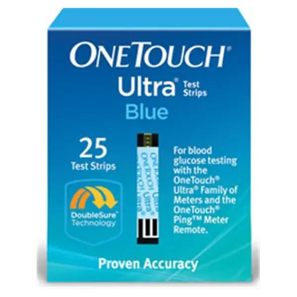 Lifescan Onetouch Ultra Blood Glucose Test Strip 25 Count 25/Bx – 20994