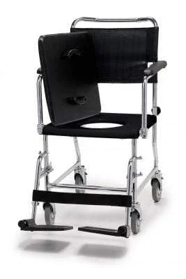 Lumex Drop Arm Versamode™ – 2 Rear Locking Casters and 7qt pail