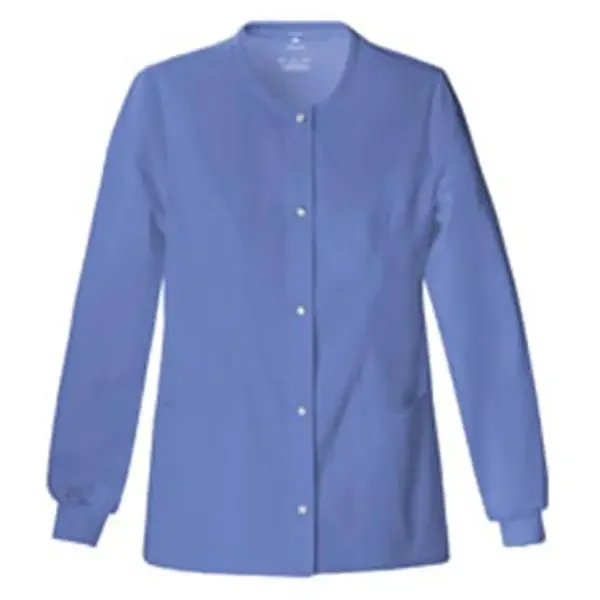 Luxe Jacket Warm-Up Poly/Ryn/Spndx Luxe W Ceil Xl 27.5″ 3Pkt Ea – 1330-CELV-XL