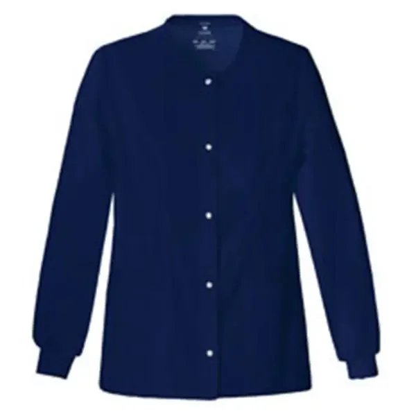 Luxe Jacket Warm-Up Poly/Ryn/Spndx Luxe W Nvy Lg 27.5″ 3Pkt Ea – 1330-NAVV-L