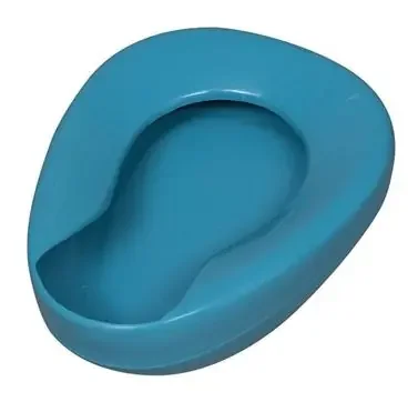Mabis Healthcare DMI Deluxe Contoured Bedpan Blue – 541-5070-0000