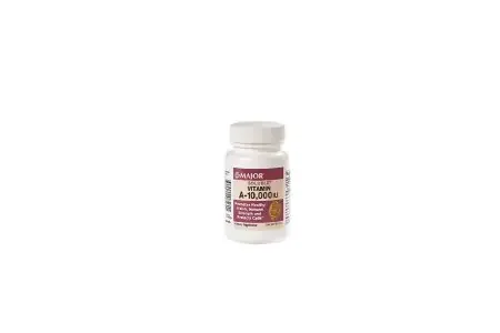 Major Pharmaceuticals Major Vitamin Supplement Vitamin A 10000 IU Strength Capsule 100 per Bottle – 904208560