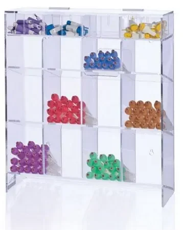 Market Lab Inc Test Tube Rack Clear 5-1/4 X 15-1/2 X 17-1/2 Inch – 7889