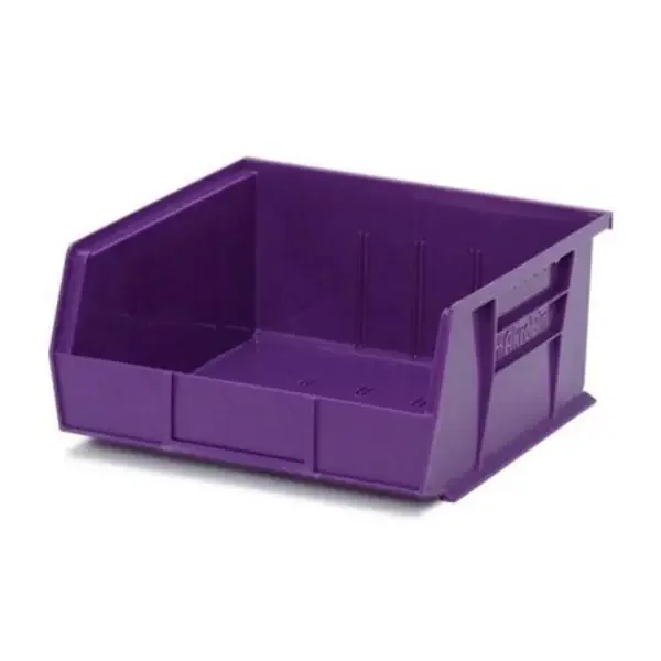 Marketlab Bin Organizer 11X10-7/8X5″ Purple Heavy Duty Polymer With Label Slot Each – 6004-PL