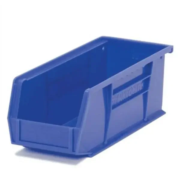 Marketlab Bin Organizer 5-1/2X10-7/8X5″ Blue Heavy Duty Polymer With Label Slot Each – 6003-BL
