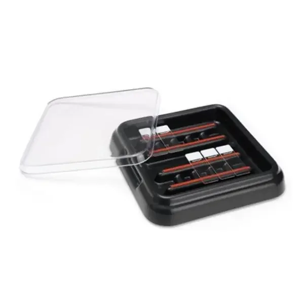 Marketlab Staining Tray Mini 10 Place Clear/Black Ea – 2522-CL