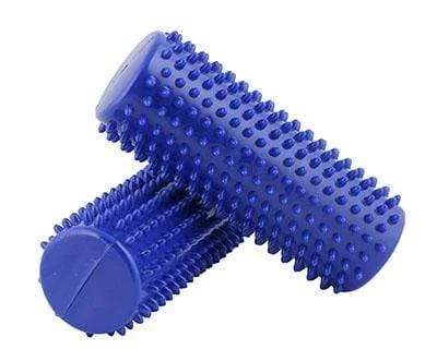 Massage roll, 6.5×16 cm, Blue – Pair