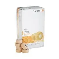 McKesson Cohesive Bandage 1 Inch X 5 Yard Standard Compression Self-adherent Closure Tan NonSterile, 16-3101 – CASE OF 30
