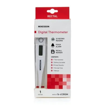 McKesson McKesson Digital Thermometer Rectal Probe Hand-Held – 16-413RG