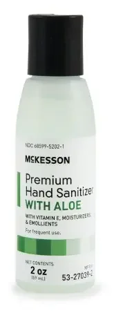 McKesson McKesson Premium Hand Sanitizer with Aloe 2 oz. Ethyl Alcohol Gel Bottle – 53-27039-2