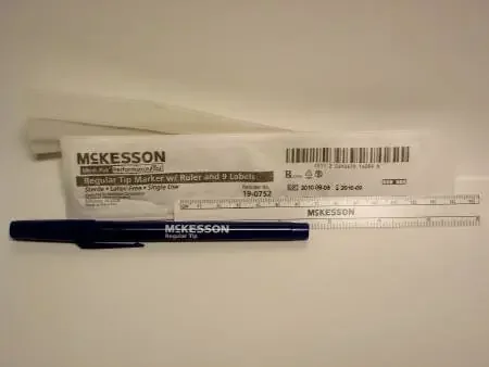 McKesson McKesson Surgical Skin Marker Gentian Violet Standard Tip Ruler Sterile – 19-0752