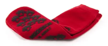 McKesson McKesson Terries Slipper Socks Adult X-Large Red Above the Ankle – 40-3811