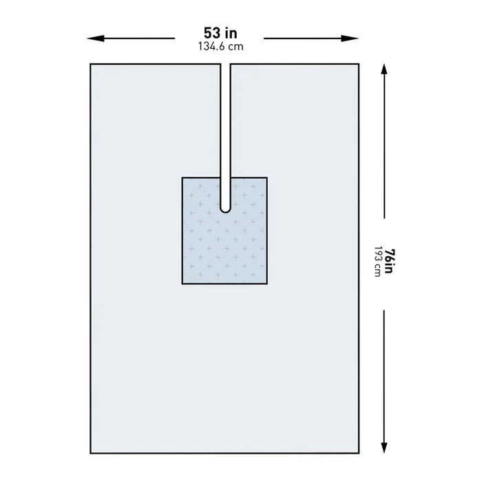 McKesson Sterile Orthopedic U-Drape, 53 x 76 Inch