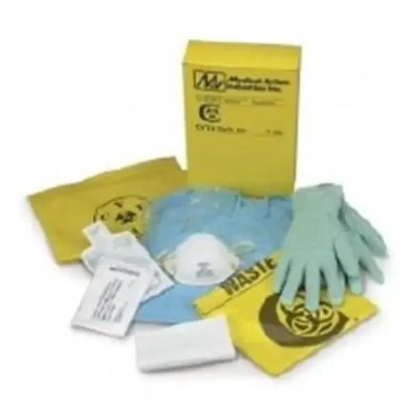 Medegen Medical Products, Kit Spill W/ Glv/Scp/Ggl 6/Case – 9258