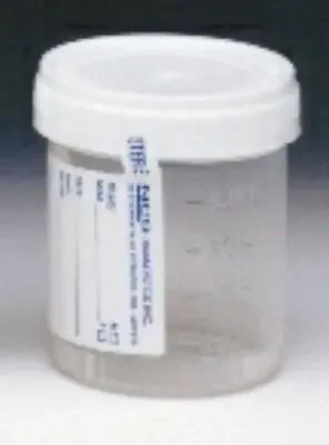 Medegen Medical Products LLC Vollrath Specimen Container for Pneumatic Tube Systems Polypropylene Screw Cap 90 mL (3 oz.) Sterile – 4937