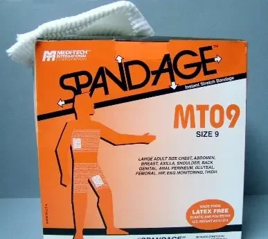 Medi-Tech International Spandage Stretch Bandage Retainer Dressing Elastic and Polyester Average – S09
