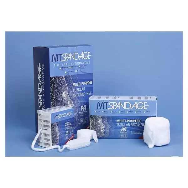 Medi-Tech Intl Corp Bandage Mt Spandage 2″X25Yd Dressing Elastic Net Size 2 White Lf 1/Bx – MT02