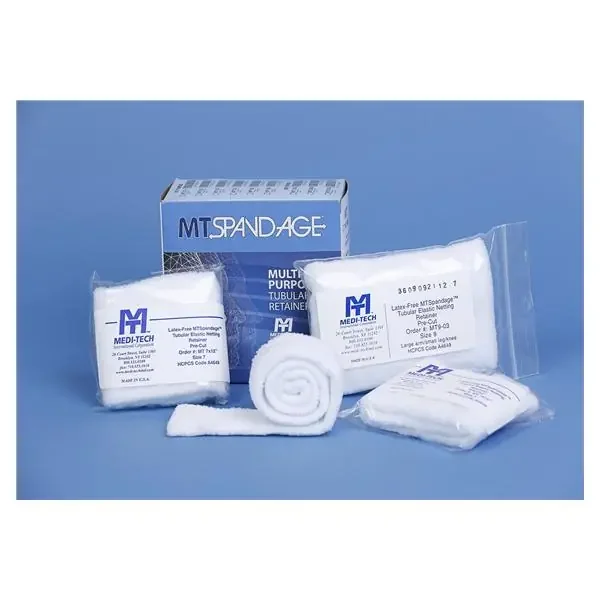 Medi-Tech Intl Corp Bandage Mt Spandage 2X12″ Dressing Elastic Net Pre Cut Lf 50/Ca – MT2X12