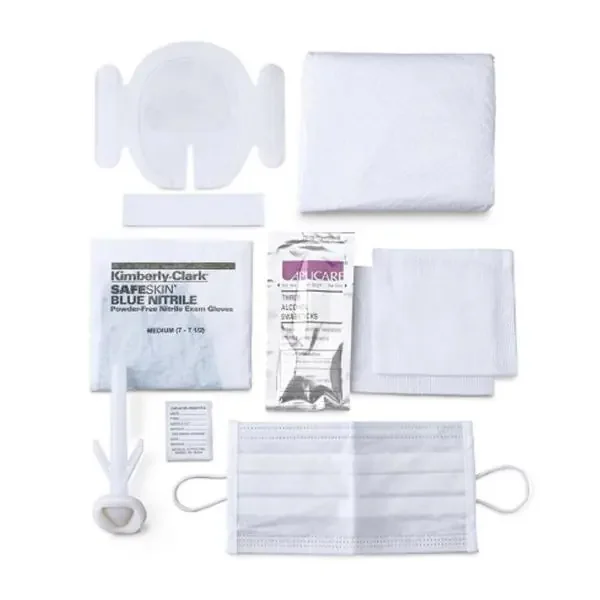 Medical Action Industries Pack Dressing Change Central Line With Nitrile Gloves/1X4″ Transpore Tape 20/Ca – 262837