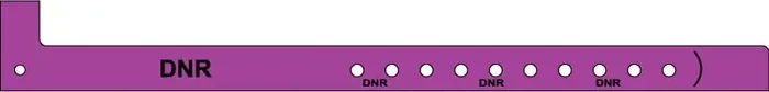 Medical Labels – Adult Patient Identification Plastic Alert Band, 11″ x 5/8″