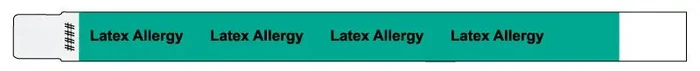 Medical Labels – Adult Patient Identification Tyvek Alert Wristband, 10″ x 3/4″