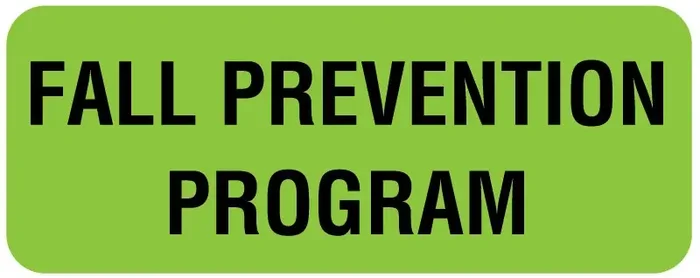 Medical Labels – Fall Prevention Label, 2-1/4″ x 7/8″
