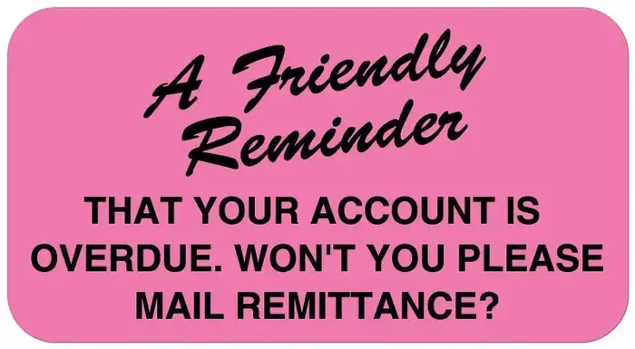 Medical Labels – Friendly Reminder, 1-5/8″ x 7/8″
