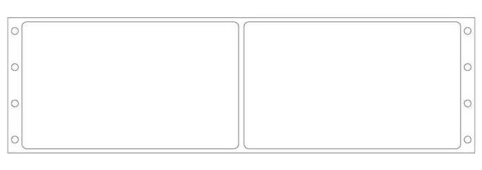 Medical Labels – Impact Labels, Two Wide EDP, 5.0″ x 2-15/16″