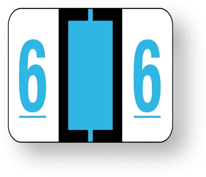Medical Labels – Numeric File Folder Label – Tab 1282 Compatible, 1-1/4″ x 1″
