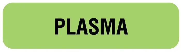 Medical Labels – Plasma Label, 1-1/4″ x 5/16″