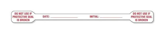 Medical Labels – Tamper-Evident Label, 6″ x 1/2″