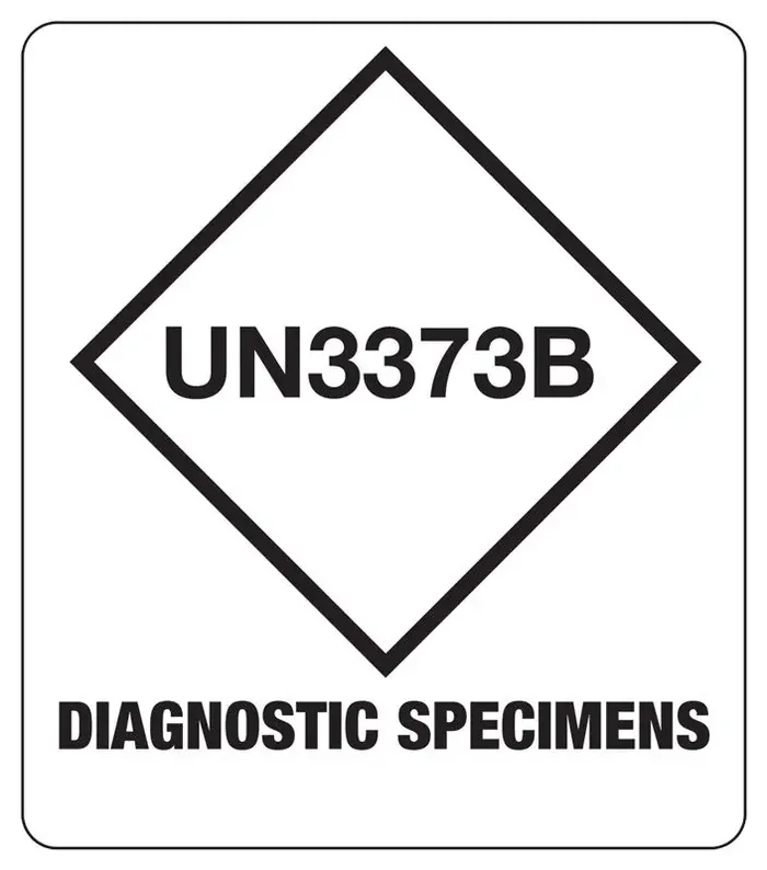 Medical Labels – UN3373 Cat B Bio Substance Shipping Label, 3-1/2″ x 4″