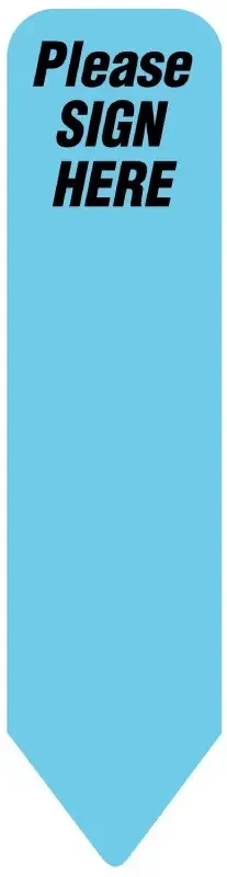 Medical Labels – UniArrow Flag, 2-1/4″ x 9/16″