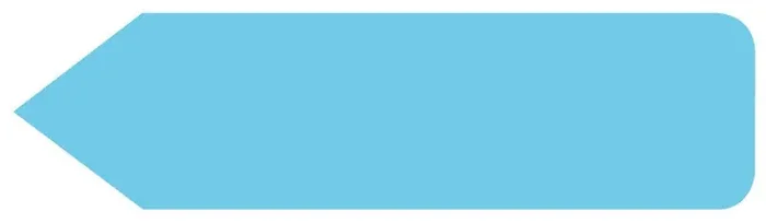 Medical Labels – UniArrow Jr. SpaceSaver Flag, 1-3/16″ x 5/16″