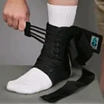 Medical Specialties ASO Speed Lacer Ankle Brace Small Lace-Up / Hook and Loop Strap Closure Left or Right Foot – 223612