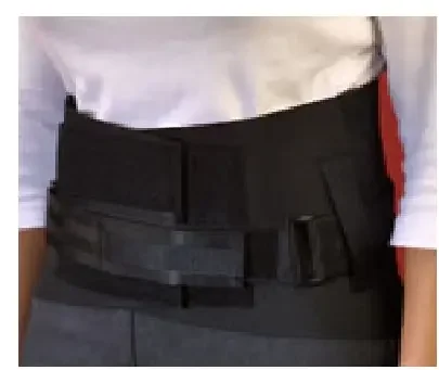 Medical Specialties Back-n-Black Back Brace Large Hook and Loop / D-Ring Strap Closure 39 – 45 Inch Unisex – 163225